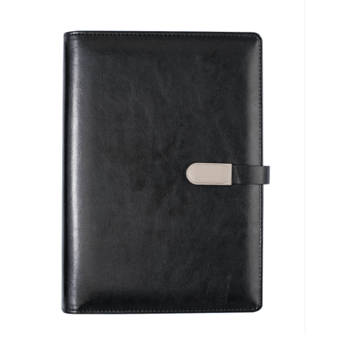 Refillable A5 PU Leather Notebook Binder Cover 6 Ring Magnetic Closure