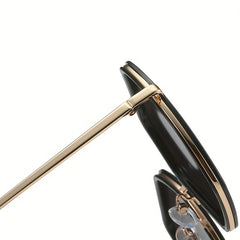 Large Metal Sunglasses Retro Anti Glare UV400