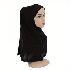Crystal Hemp Solid Turban Hat for Girls 7-12 Years