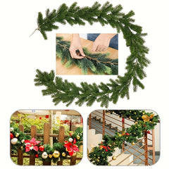 Artificial Green Christmas Wreath Pine Branch Decor