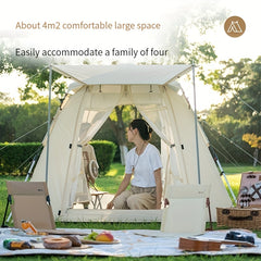 Sun Protected Folding Tent for Camping and Picnics