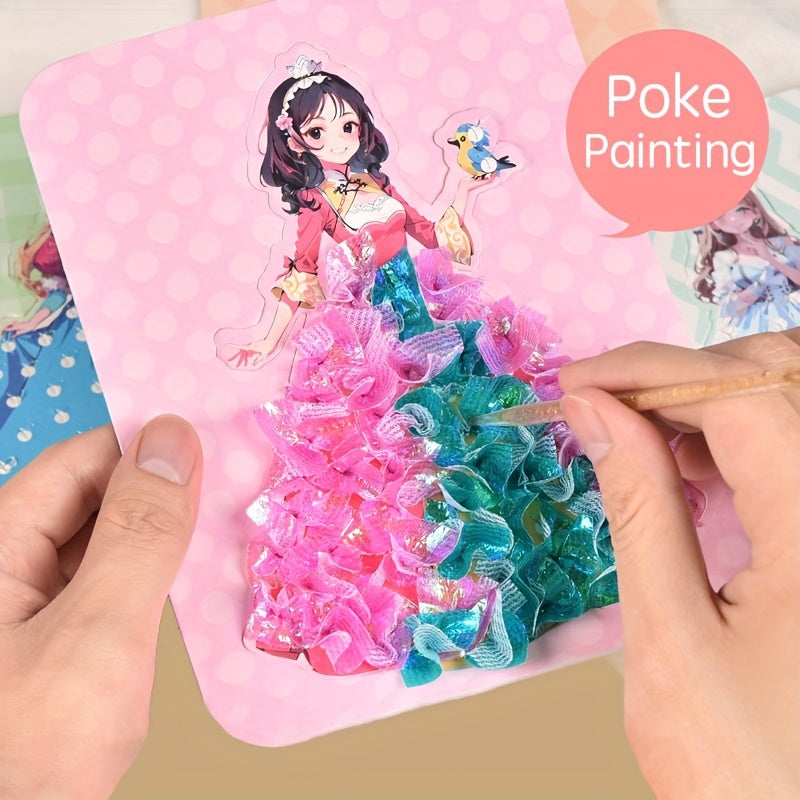Princess Painting Dress Up Craft Book for Girls