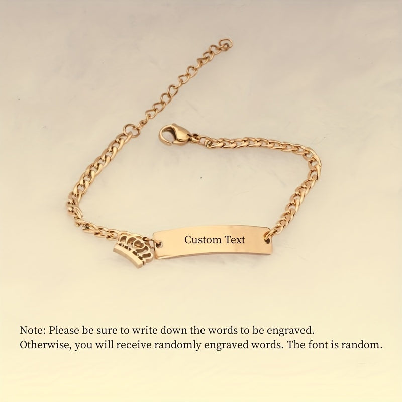 Golden Stainless Steel Children's Bracelet