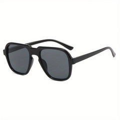 Retro Tortoiseshell Square Sunglasses UV400 Sun Shades