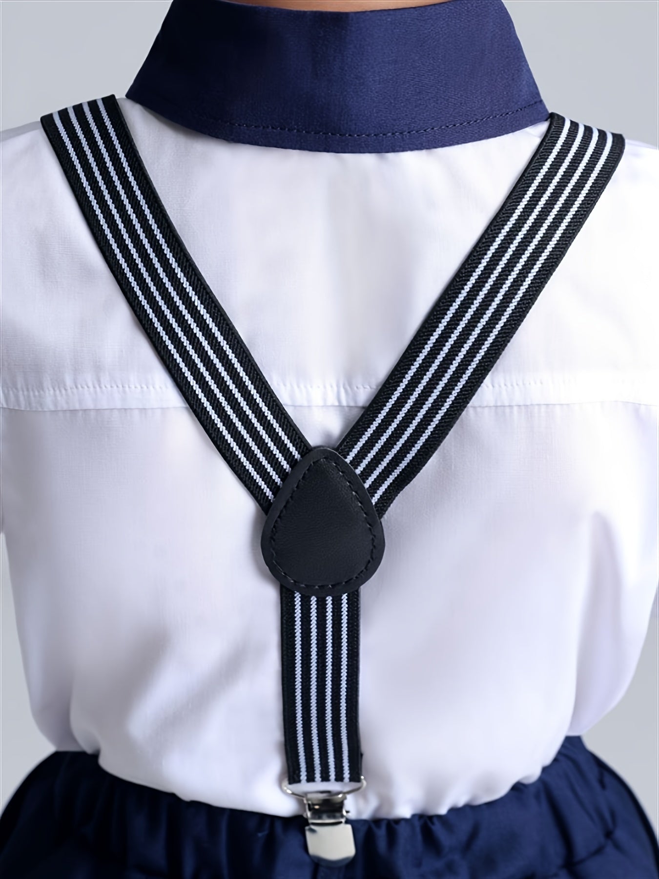 Summer Boy's Gentleman Style Suit Set with Bow Tie