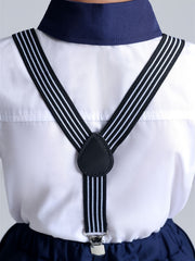 Summer Boy's Gentleman Style Suit Set with Bow Tie