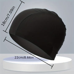Elastic Silicone Swimming Cap for Men Women