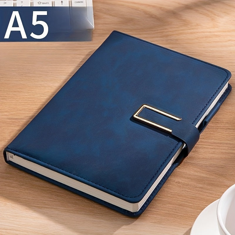 A5 120 Sheets Double Sided Writing Leather Notebook