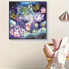 Wolf 5D Diamond Painting Kit Home Wall Decor