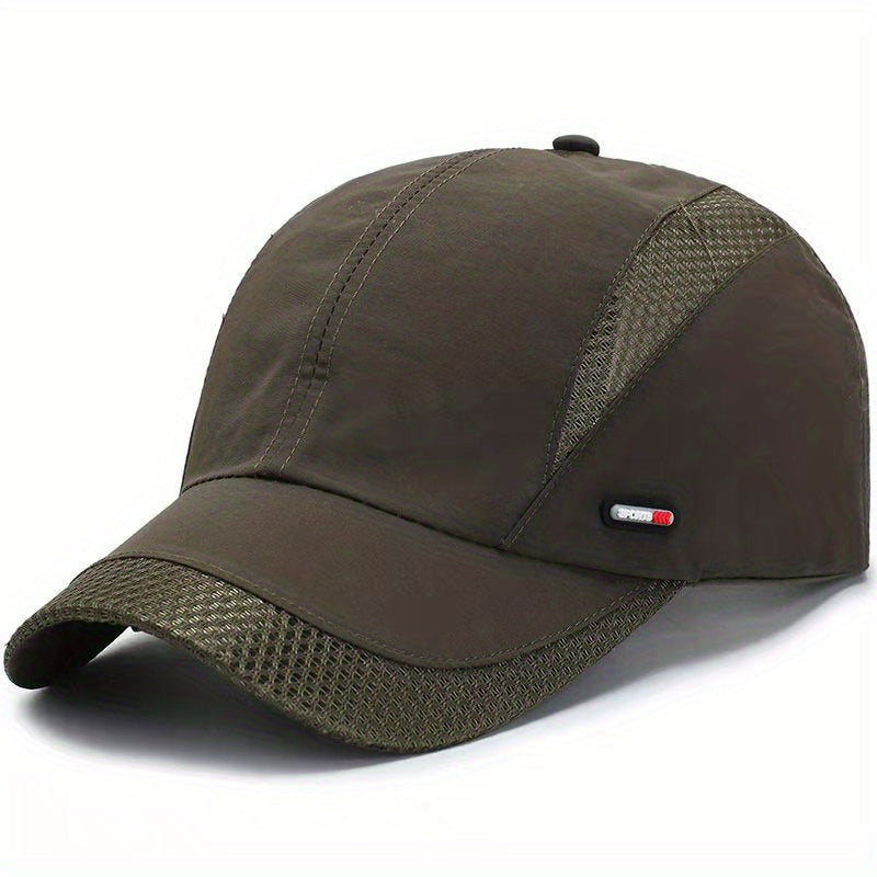 2pcs Men's Breathable Quick Drying Mesh Baseball Cap