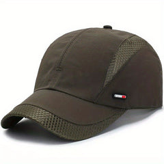 2pcs Men's Breathable Quick Drying Mesh Baseball Cap