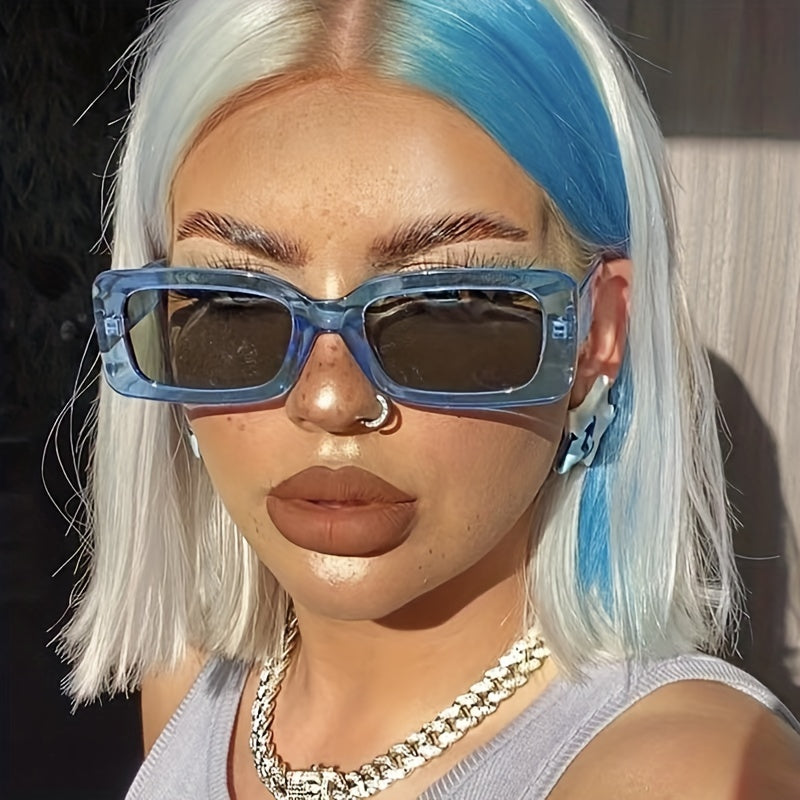 Square Frame Sunglasses Wrap Around Glasses UV400