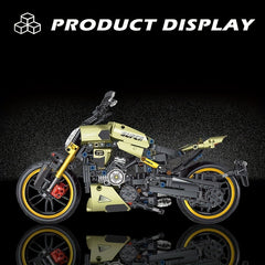Motorbike Supercar 1260 Blocks Racing Vehicle Building Toy