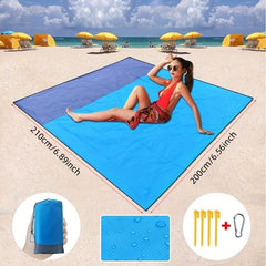 Large Sandproof Beach Blanket for Camping Picnic