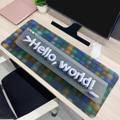 Letter Tag Pattern Mouse Pad Desktop Accessories