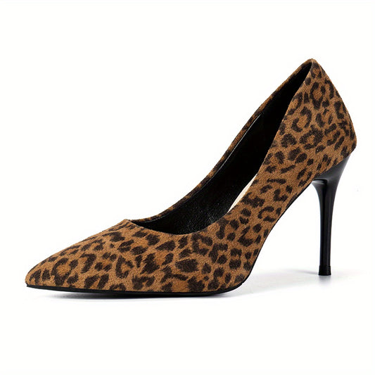 Women's Pointed Toe Stiletto Heels Slip On High Heels Dress Pumps