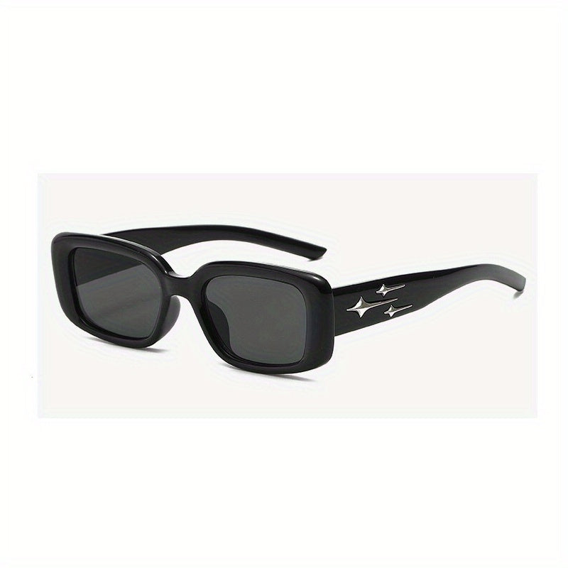 Men's Rectangle Sunglasses Oval Vintage Unisex Sun Shades