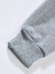 Print Kangaroo Pocket Hoodie Casual Comfy Loose Drawstring Hoodie