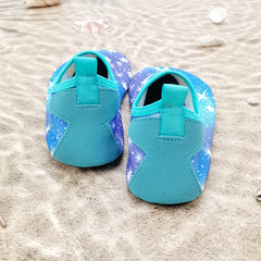 Girls Cartoon Print Water Shoes Lightweight Slip On Beach Aqua Socks