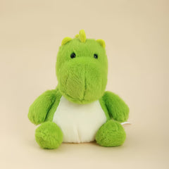 Green Dinosaur Plush Toy Bead Filled Stuffed Animal Dino Doll