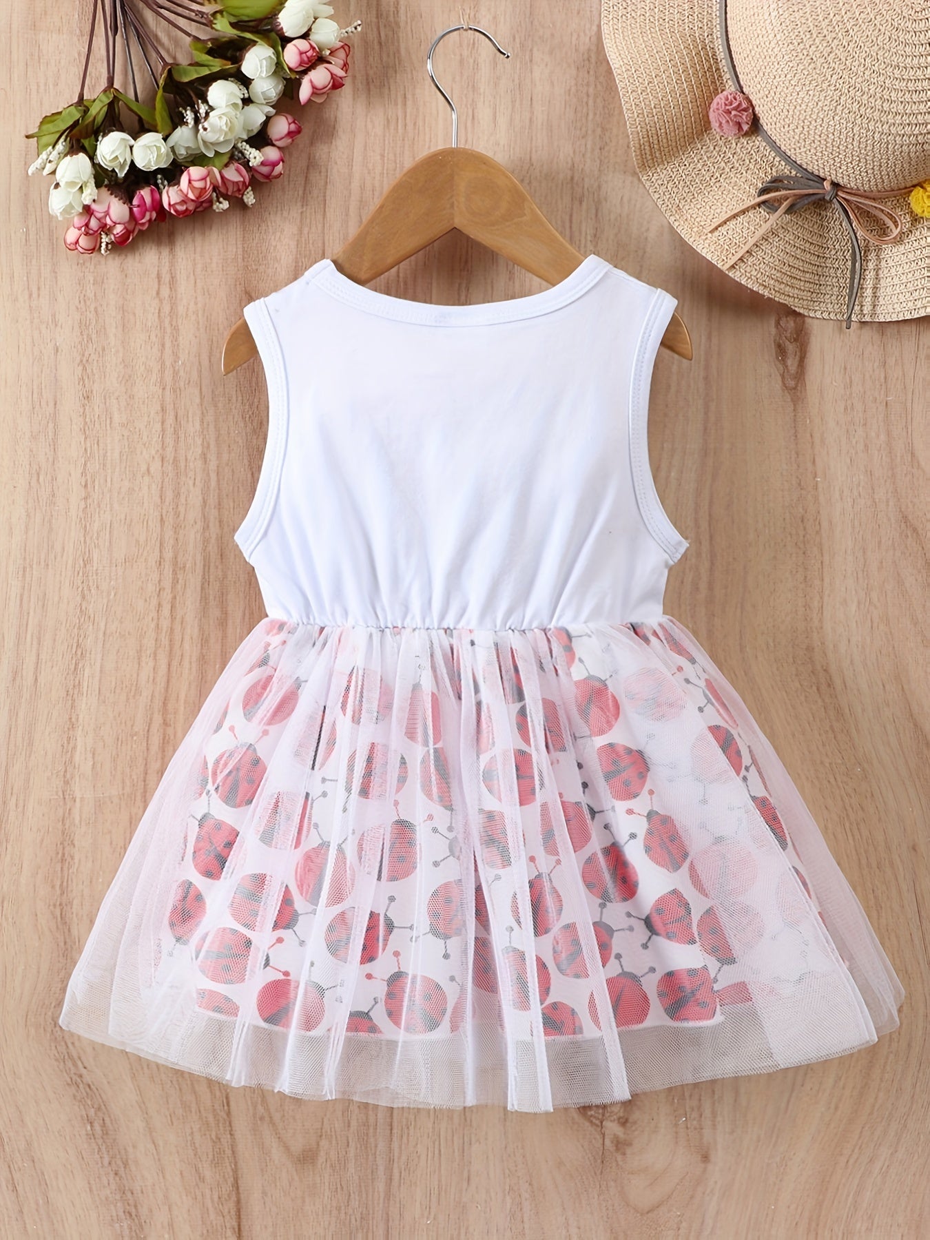 Baby Girls Casual Cartoon Mesh Skirt for Summer