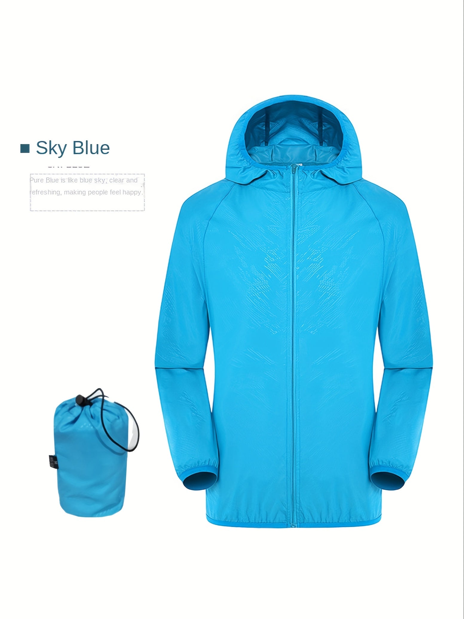 Unisex Sun Protection Hooded Jacket for Summer Style