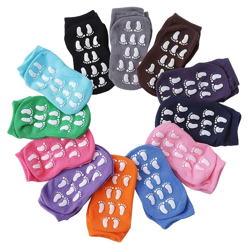 Anti-slip Yoga Socks Low Cut Towel Bottom Short Crew Socks