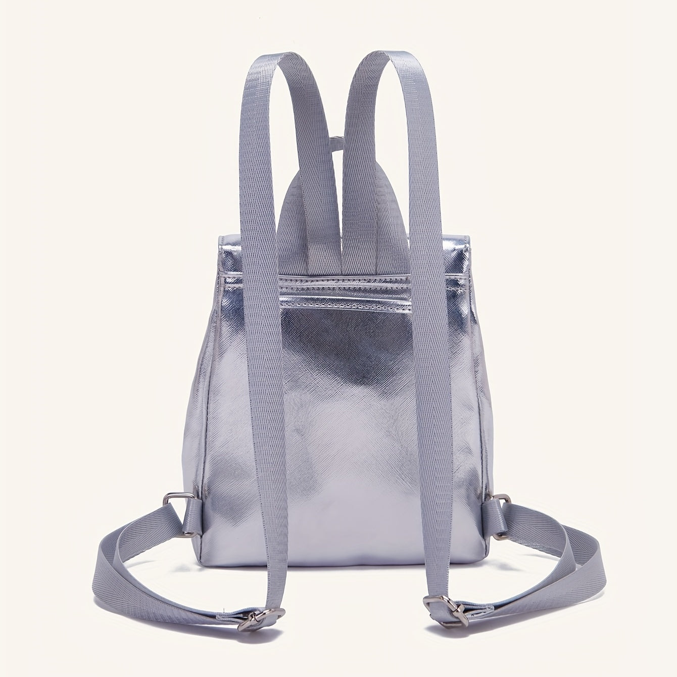 Kids Large Capacity Schoolbag Silver Travel Backpack