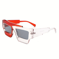 Y2K Irregular Frame Sunglasses Block Glasses UV400