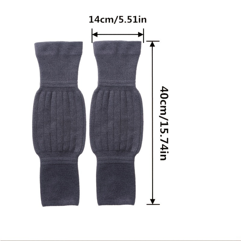 1pair Knee Pad Female Joint Sheath Plus Cashmere Anti-cold Leg P