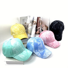 Tie Dye Peak Cap Sunshade Sun Hat Baseball Cap