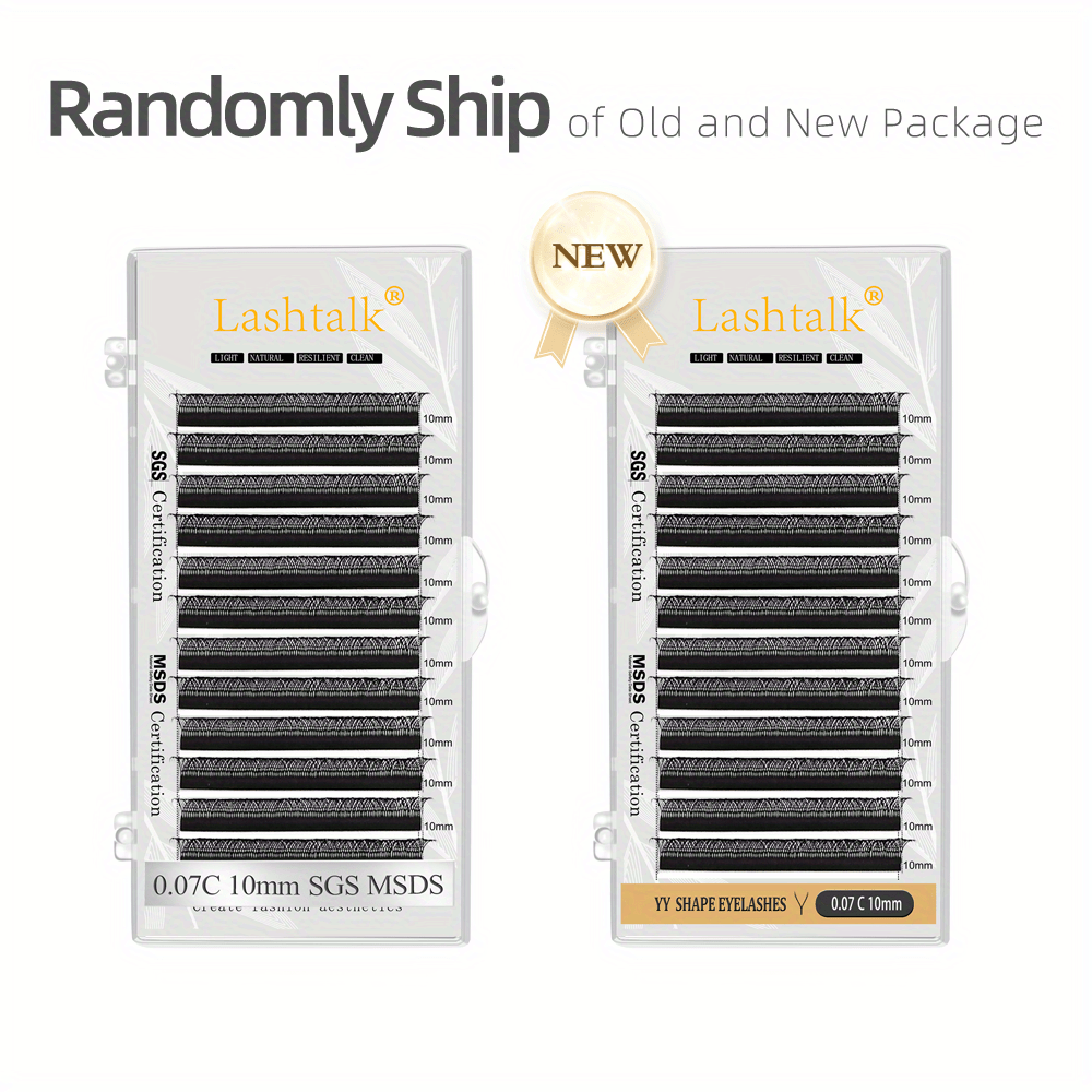 C Curling False Eyelashes Extensions 0.07mm Thickness