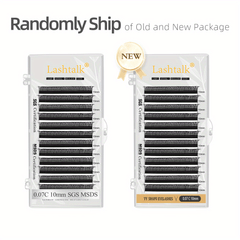 C Curling False Eyelashes Extensions 0.07mm Thickness