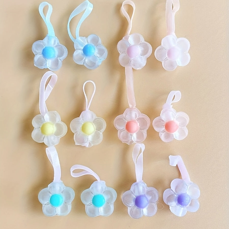 Colorful Rubber Bands Flower Star Hair Tie Children's Head Rope