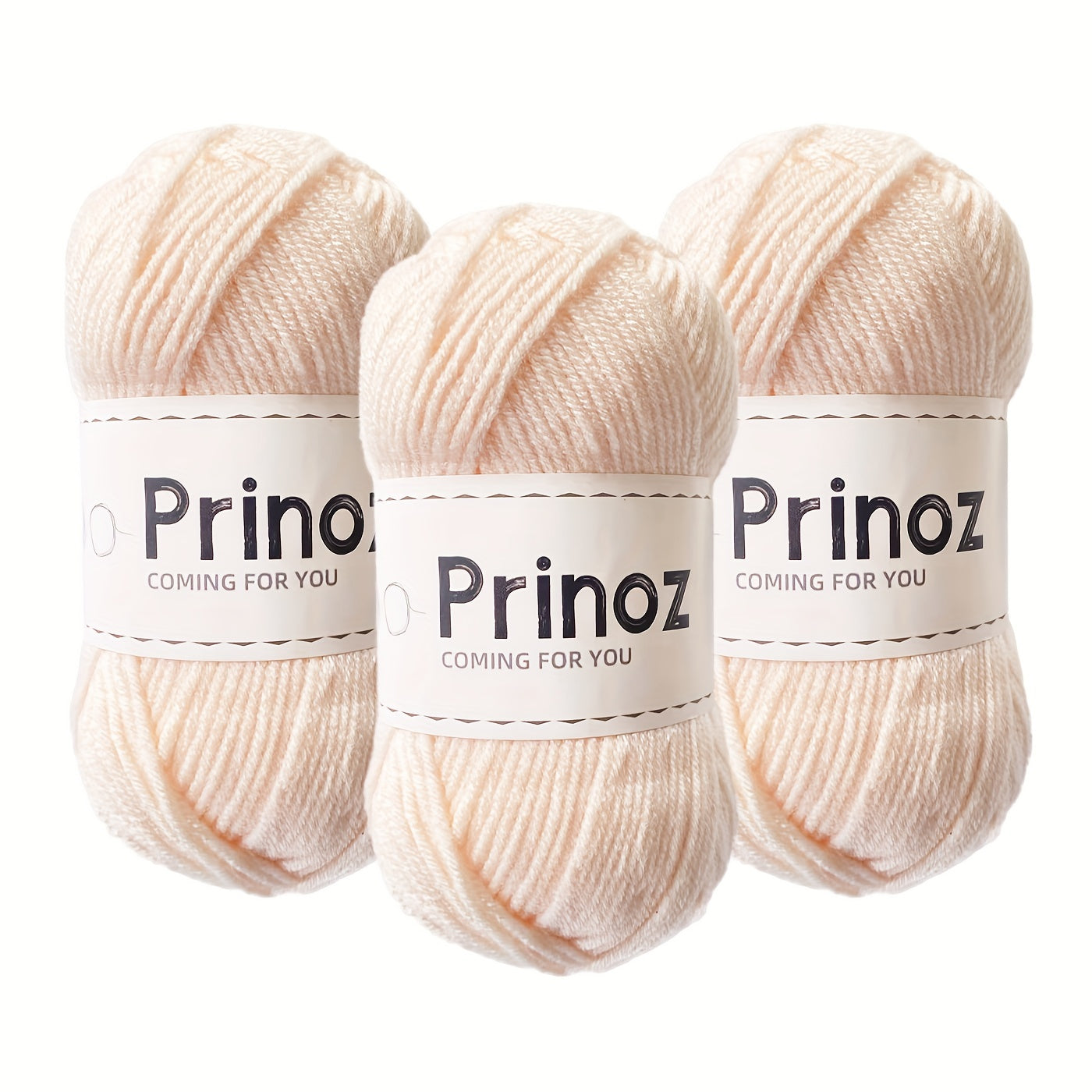 3pcs 100 Acrylic Yarn 4 Strands Solid Yarn Crocheting Knitting DIY 50g