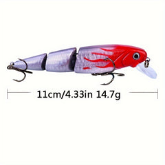 5pcs 110mm 14 7g Bionic Fishing Lure Hard Bait Minnow Lure Crankbait
