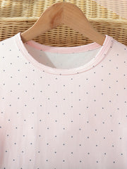 Girls Polka Dot Nightdress Sleeveless PJ Dress