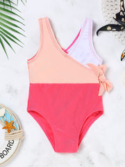 Baby Girls Bowknot Swimsuit for Summer