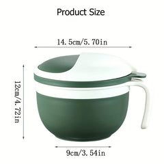 Stainless Steel Instant Noodles Bowl Large Capacity Dorm Lunch Box