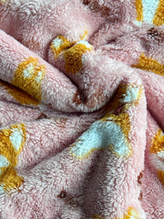 Puppy Pattern Oversized Wearable Blanket