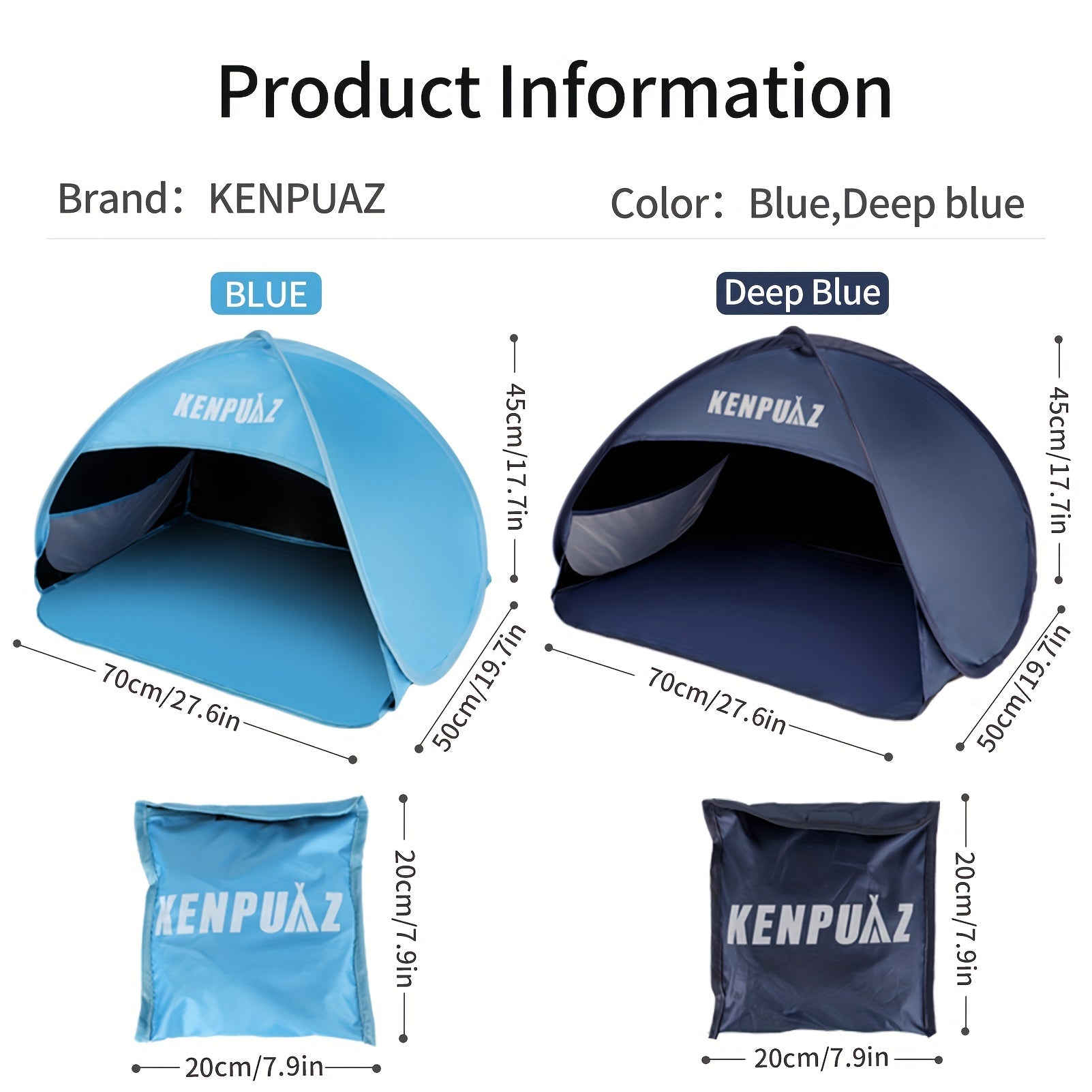 Portable Beach Sun Shelter Tent For Outdoor Picnic Camping - UV Protection