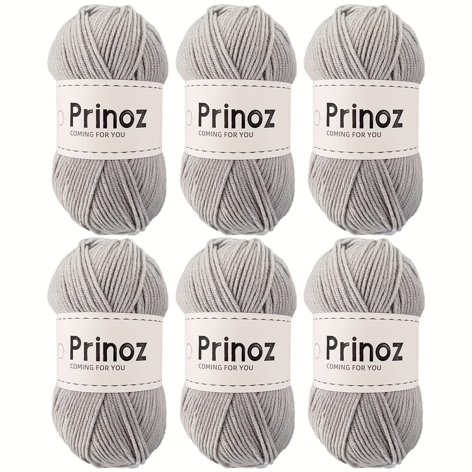 6pcs Milk Yarn Ball 49g 129.84m Acrylic Hand Woven DIY Cotton Yarn