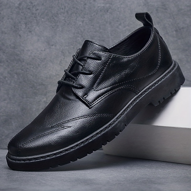 Men's Derby Lace-up Dress Shoes for Office Business Formal Events