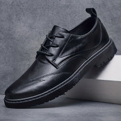 Men's Derby Lace-up Dress Shoes for Office Business Formal Events