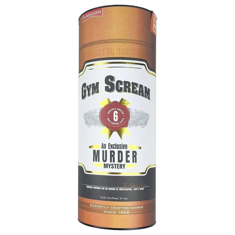 Gym Scream Murder Mystery Tube Detective Game Age 14