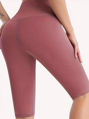 High Waist Yoga Short Tummy Control Butt Lifting Seamless Sporty Short