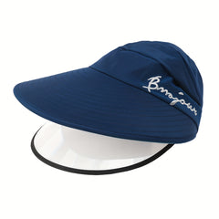 Large Brim Anti UV Sun Protection Visor Hat for Outdoor Sport