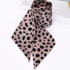 Leopard Neck Scarf Classic Print Vintage Head Scarf