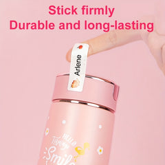 120pcs Personalized Name Stickers Waterproof School Stationery Books Labels
