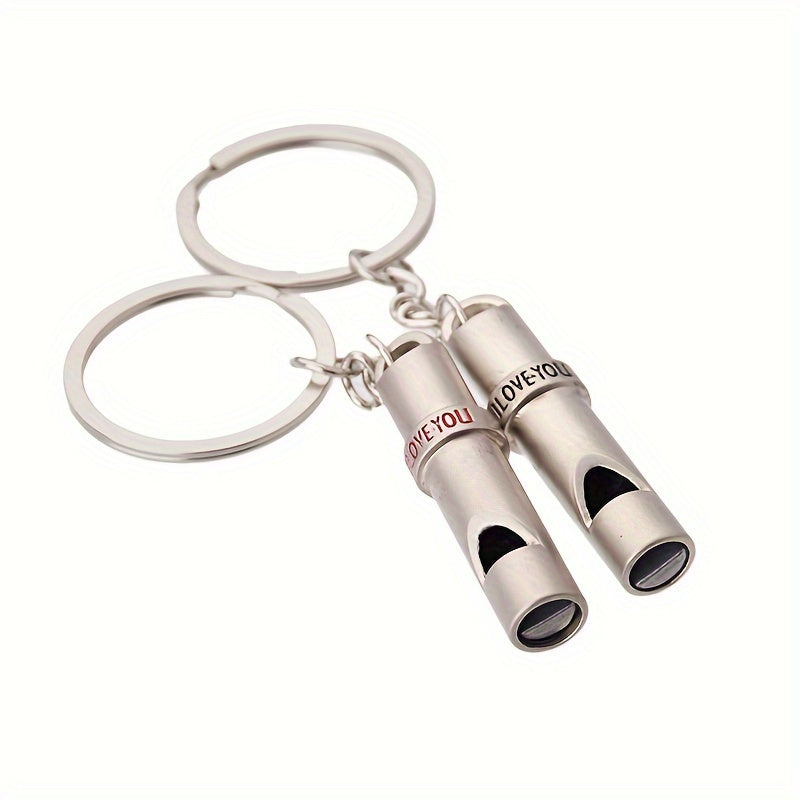 3 Sets Survival Whistle Keychain for Outdoor Emergency